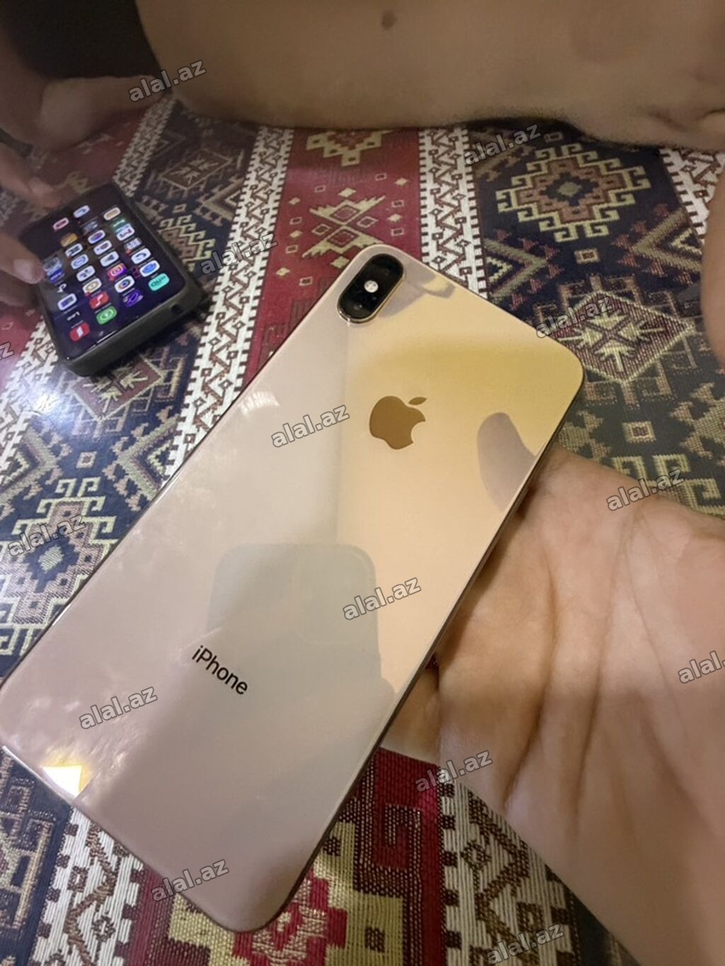 IPhone Xs Max, 256 GB, Qızılı, Zəmanət, Face ID, Sənədlərlə
