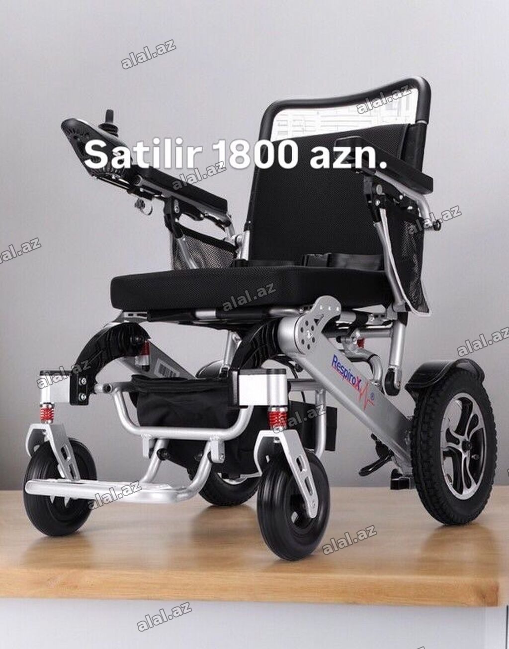 Elektrik təkərli arabası – yığılabilən, yüngül alüminium konstruksiya