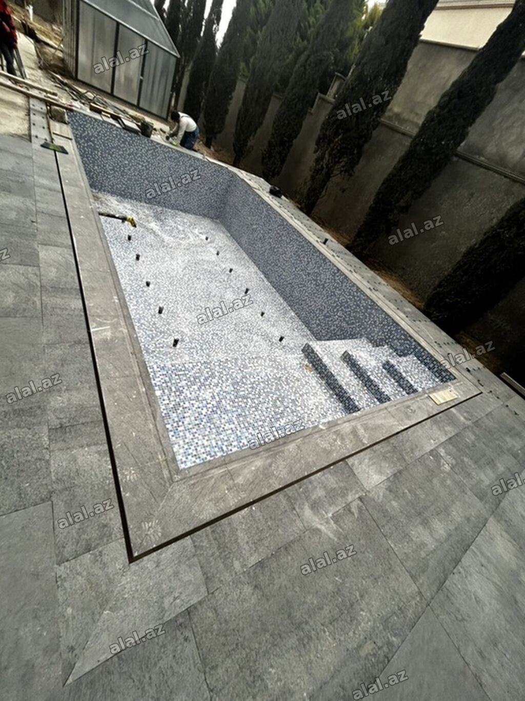 Hovuz və hamam üçün mozaika və mərmər işləri – layihələndirmə və