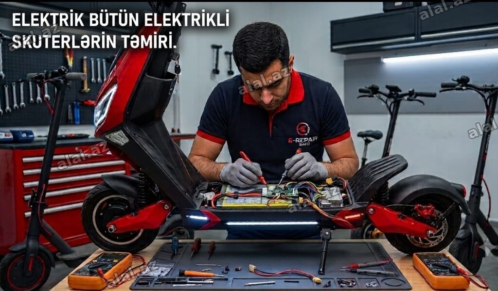 Təmir, Elektrik samokatlar, Diaqnostika, Zəmanətlə