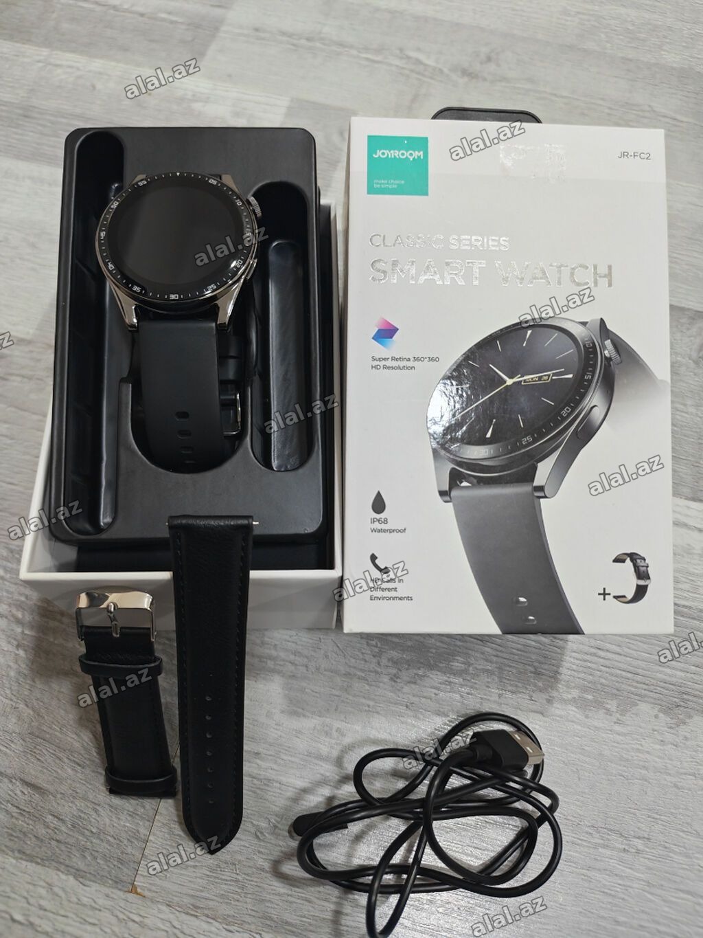 Yeni, Smart saat, Joyroom, Suya davamlı, rəng - Qara