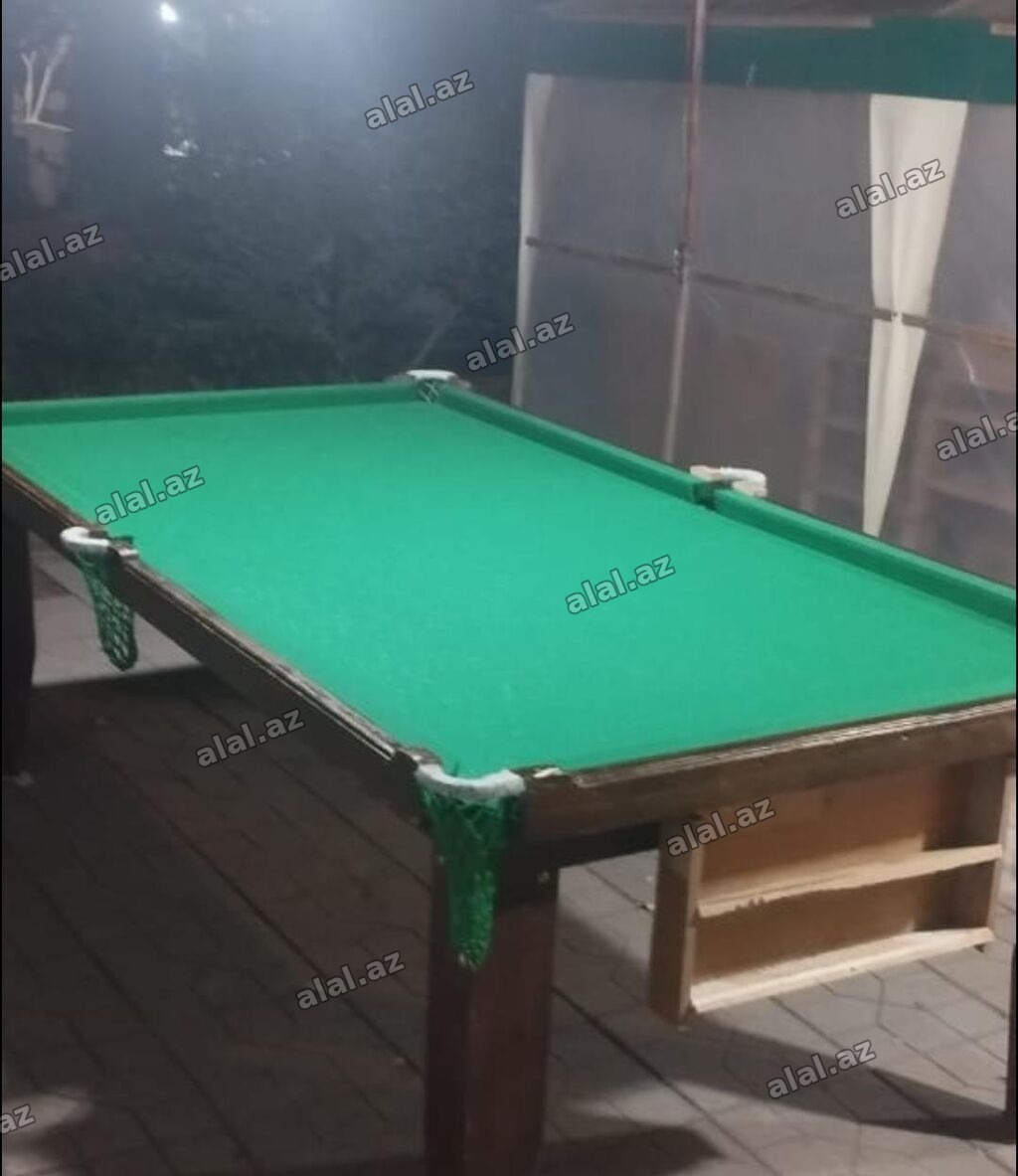 💫RR Bilyard masasi 350 azn Uzunluğu 3 eni 1.55 Uzerinde kiy daşlari
