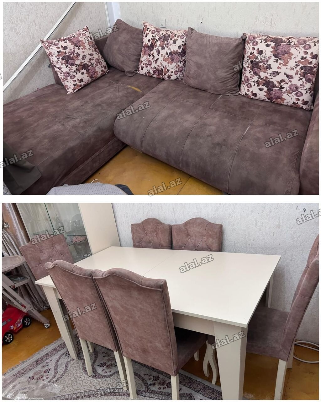 İşlənmiş, Künc divan, Qonaq otağı üçün, Açılmayan
