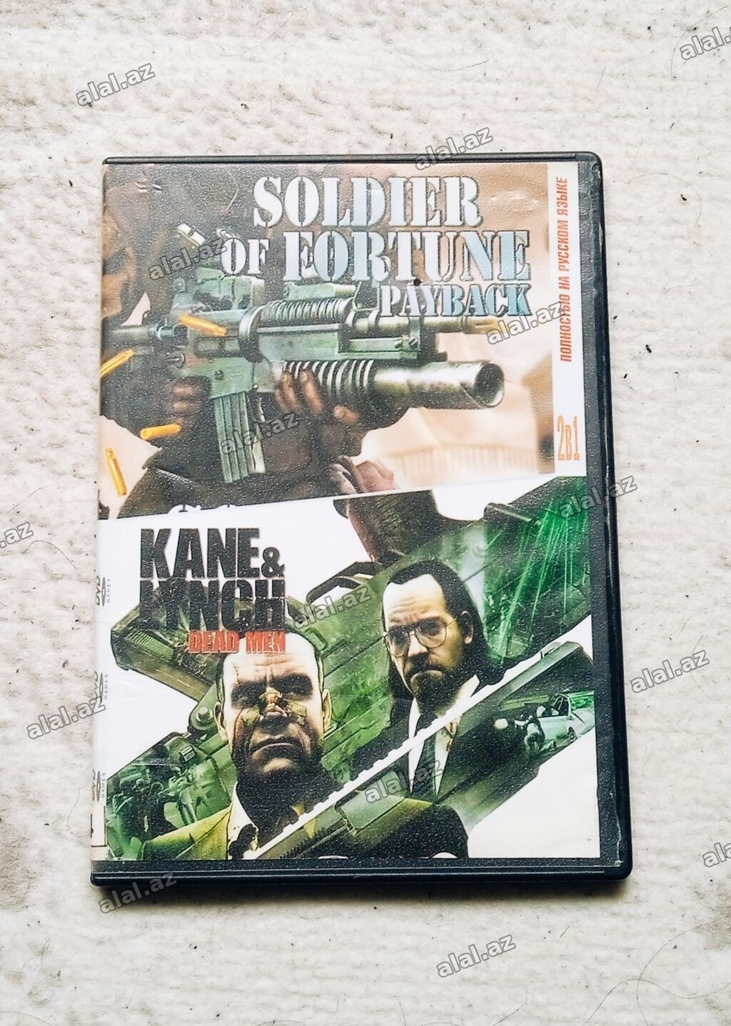 🚀DVD oyun diski: 2-i 1-də. - Soldier of Fortune Payback