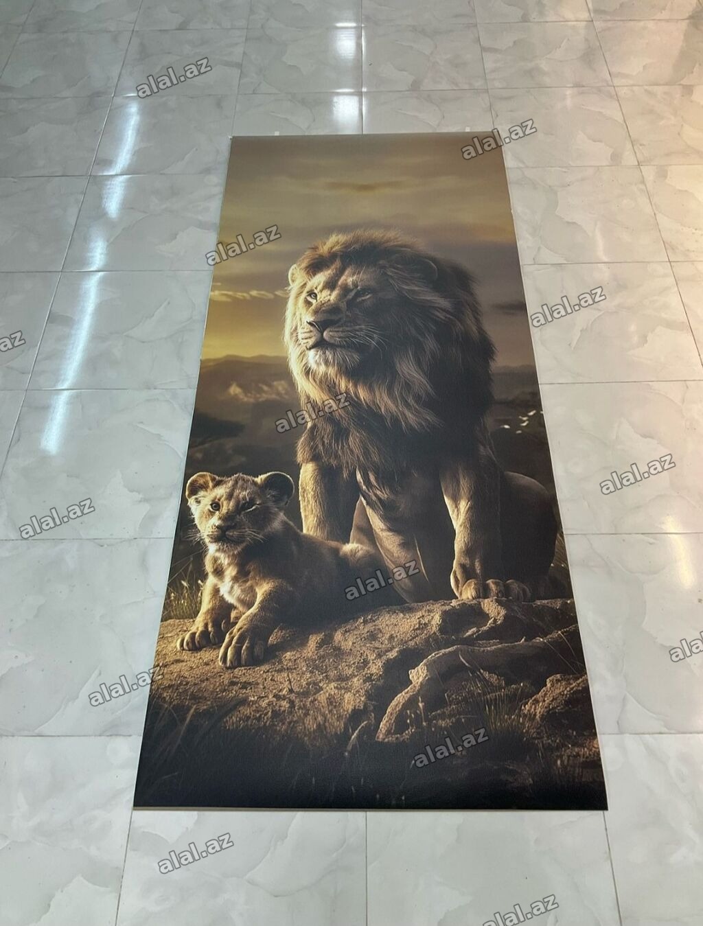 3D Mat görünumlü divar panelləri. 1.Arxası özü yapışqandır