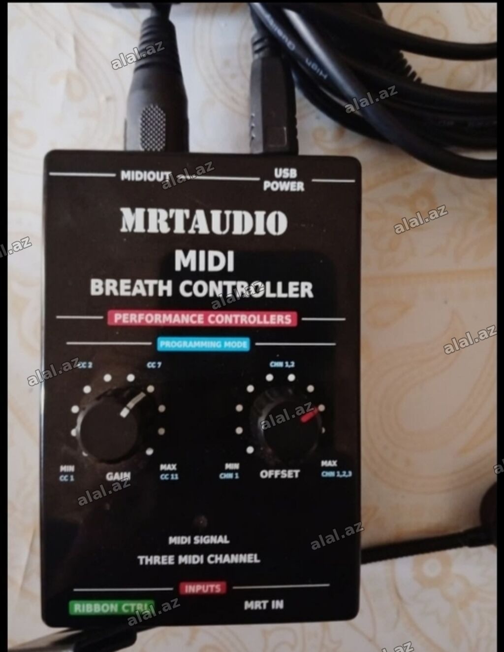Tecili satiram 300 Azn MRTaudio MIDI Breath Controller – nəfəsə