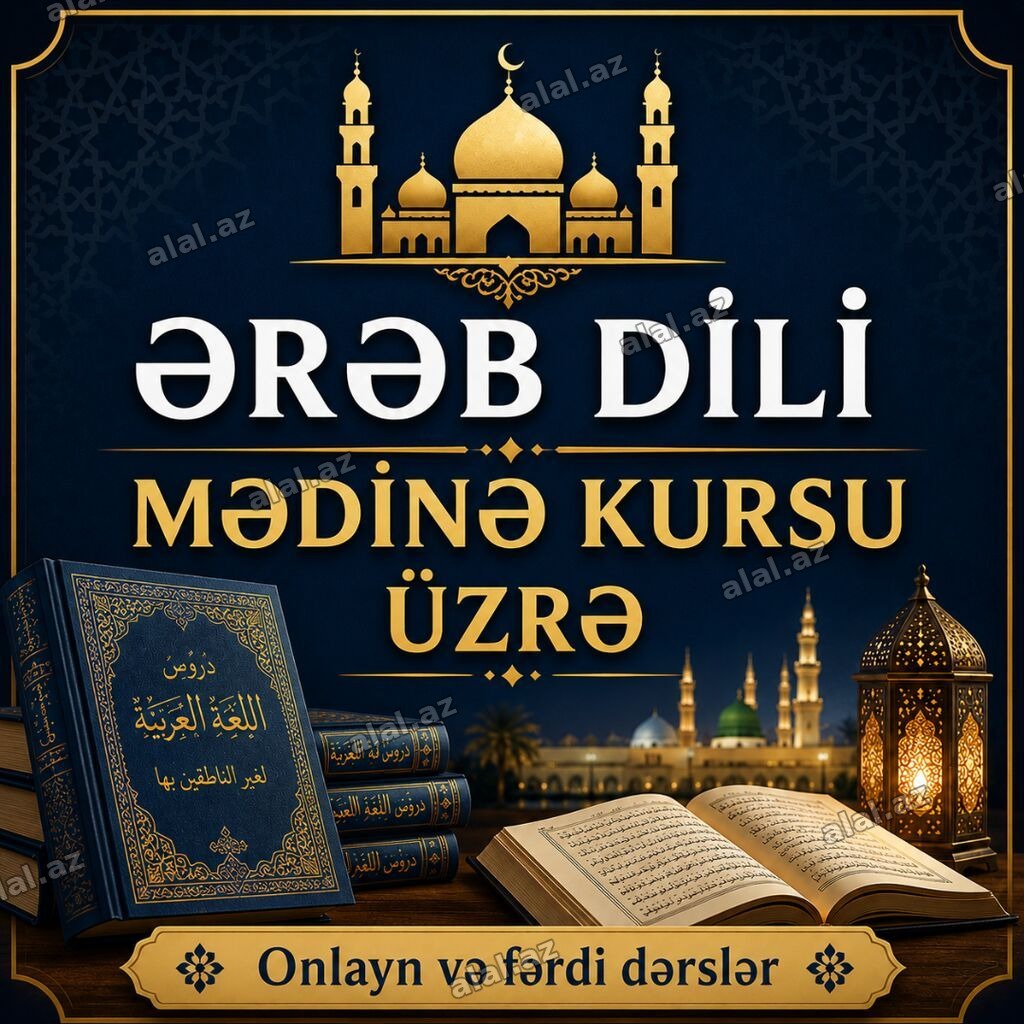 📚 Mədinə kursu üzrə ərəb dili Ərəb dilini sıfırdan öyrənmək və ya