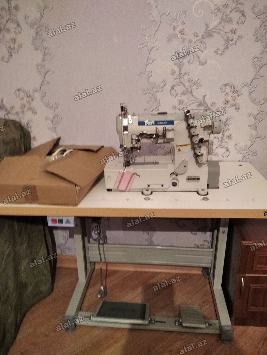 Tikiş maşını Çin, Yeni,Elektromexaniki, 4 saplı, Ünvandan götürmə