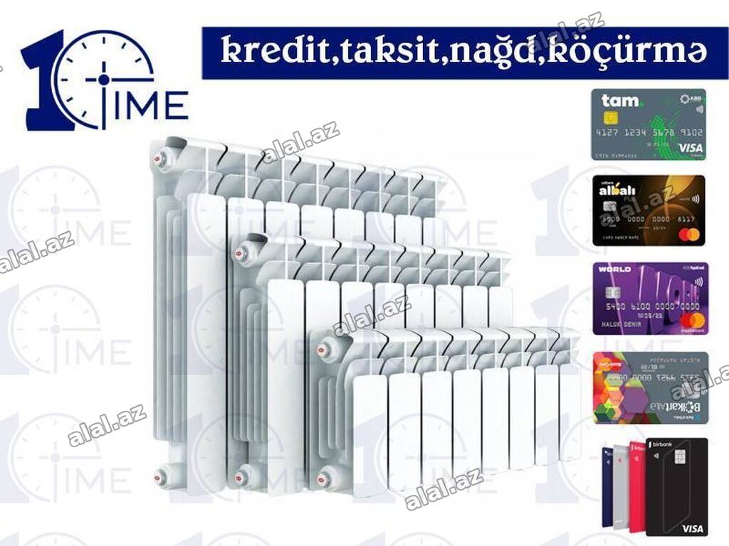 Yeni Seksiyalı Radiator Çuqun, Kredit var