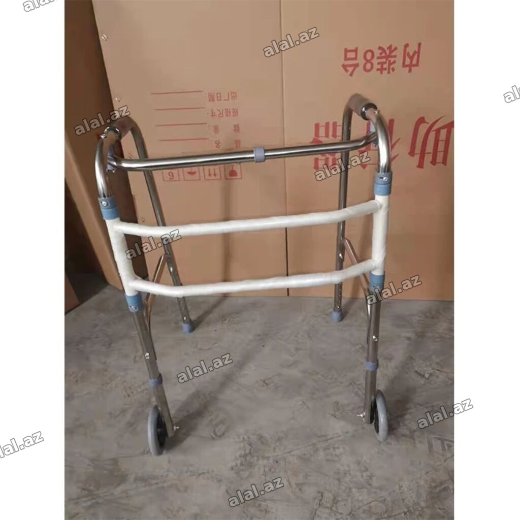 Gəzinti üçün təkərli gəzdirici (walker) Çatdirilma var ünavan -