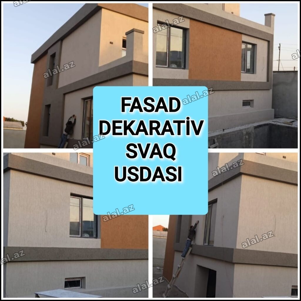 Fasad i̇sleri̇ni̇n gorulmesi̇ dekarati̇v svaq i̇sdeni̇len naxi̇slar ve