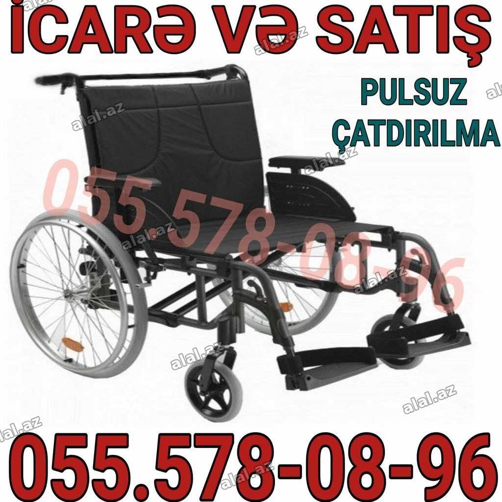 İcarə və satış üçün əlil arabası - Tip: Mexaniki əlil arabası - Geniş