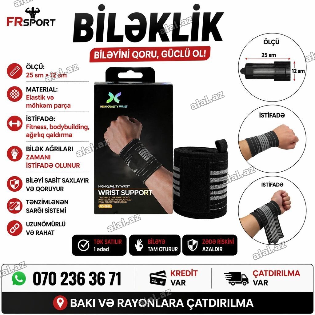 💥 biləklik, bilək bandı,bilək qoruyucu ✅ 7/24 əlaqə saxlaya
