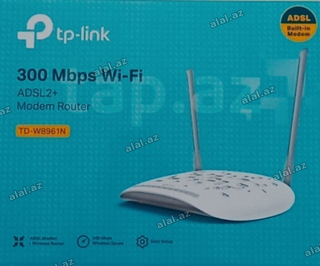 🔥TP-Link TD.-W8961N ADSL2+ Modem (ELƏCƏ ZƏNG EDİN. VƏ YA YALNIZ