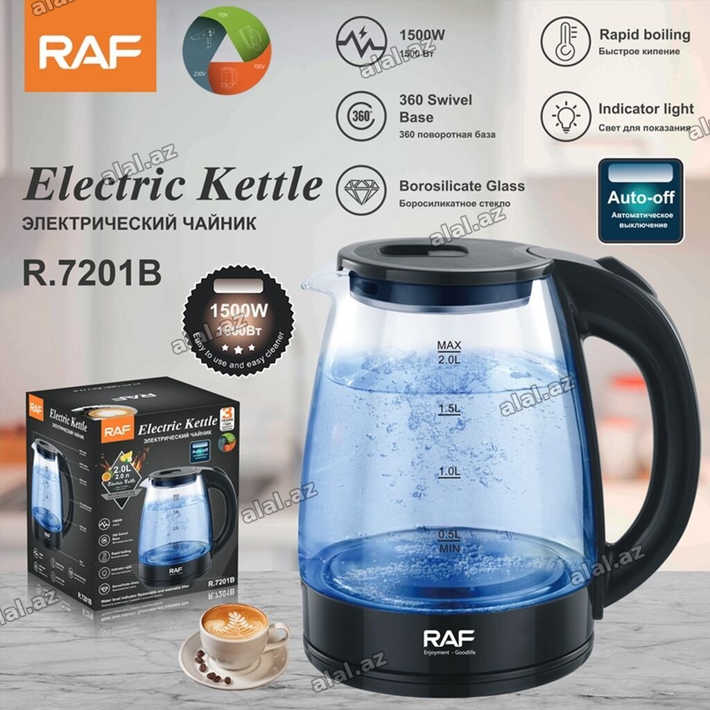 Elektrik çaydan Raf, 1.6 - 2 l, Yeni