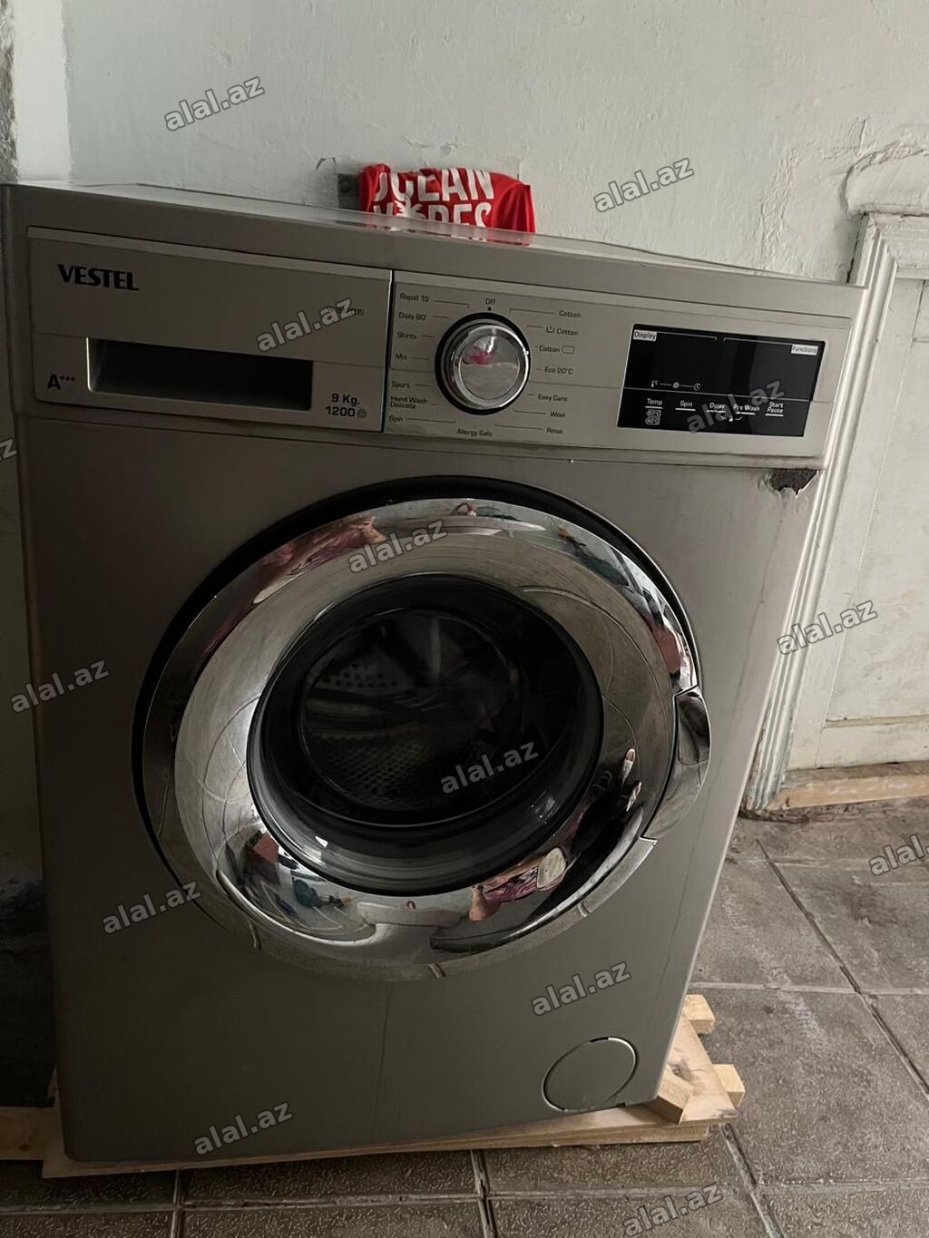 Paltaryuyan maşın Vestel, 9 kq, İşlənmiş, Avtomat, Qurutma var