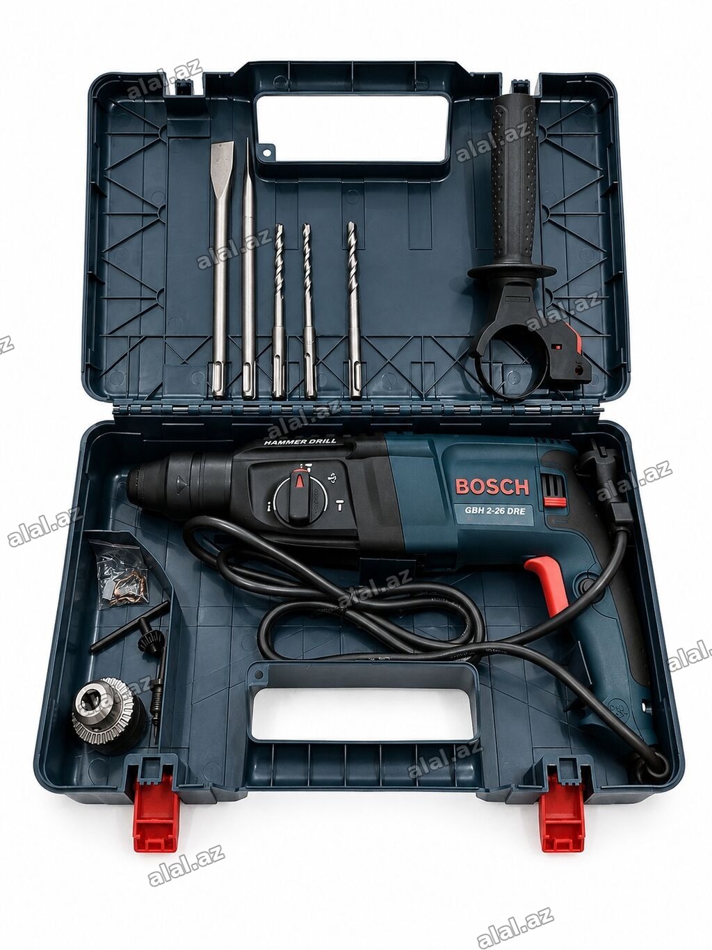 Bosch GBH 2-26 DRE SDS-Plus peforatordur. Əsas xüsusiyyətləri: 🔧 Güc