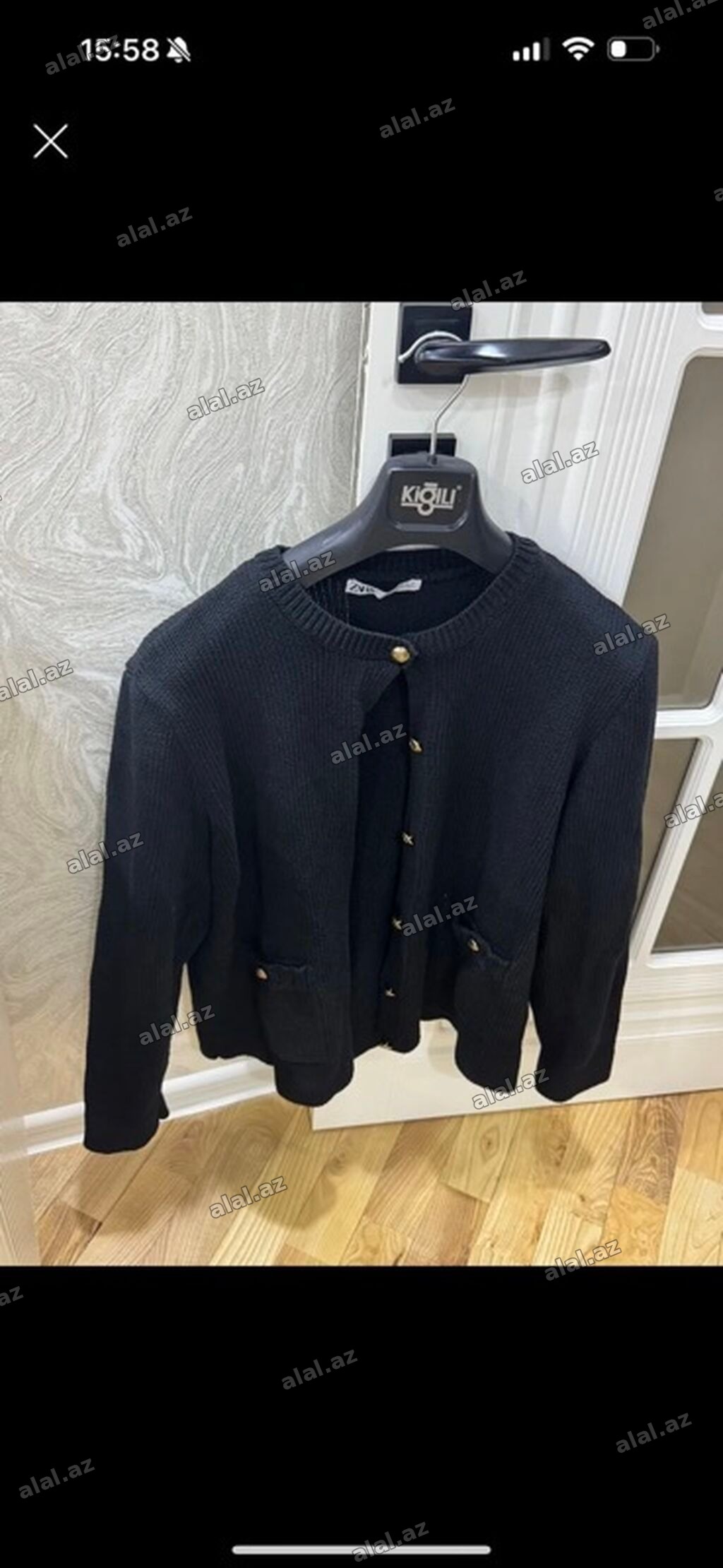 Qara trikotaj kardiqan

- Brend: Zara ( Xl) 1 defe geyilib