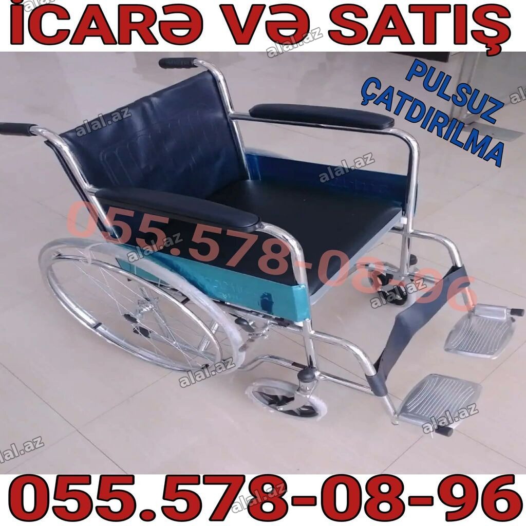Mexaniki əlil arabası – icarə və satış. Xüsusiyyətlər: - Yüngül və