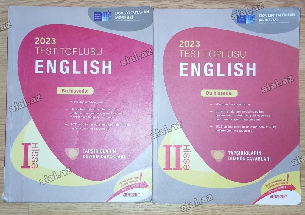 2023 1 ci və 2 ci hissə test topluları 2 si birlikdə 3 AZN