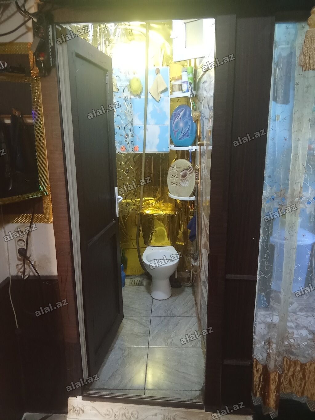 46 kv. m, 2 otaqlı, Kombi, İşıq, İnternet
