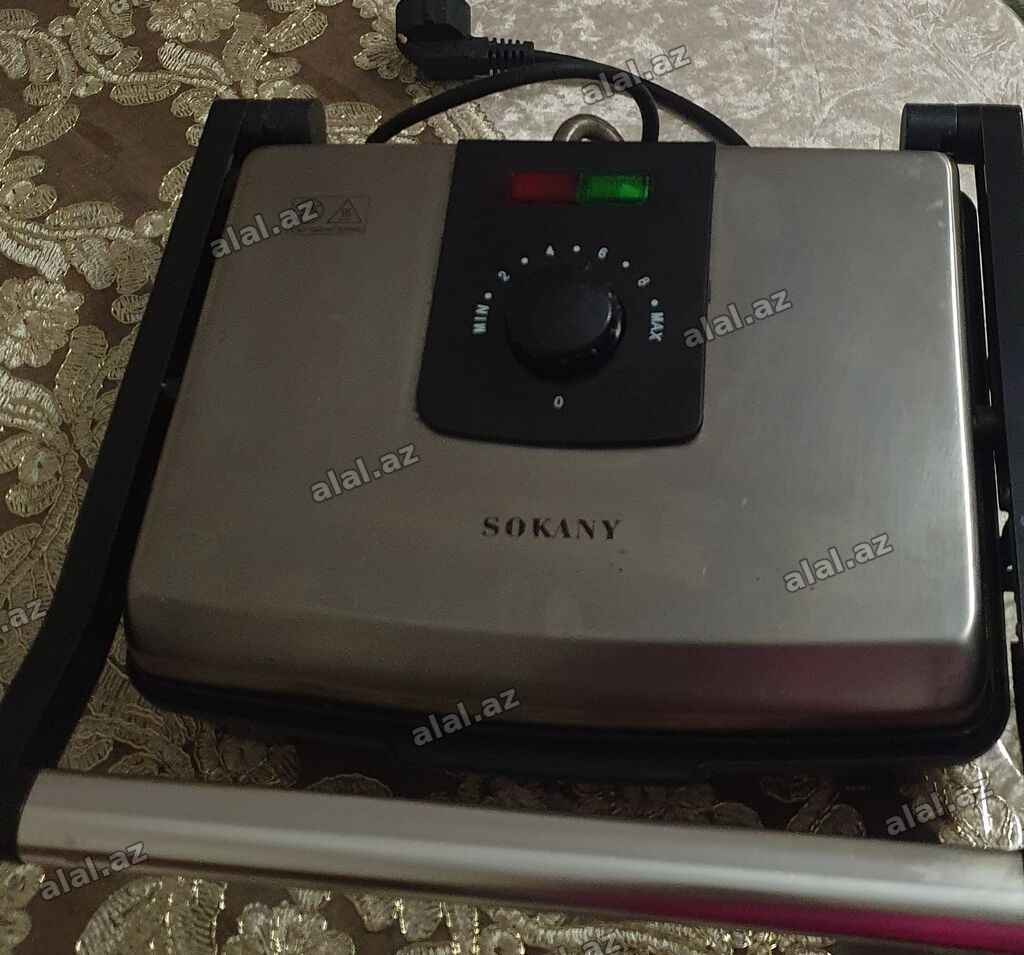 SOKANY elektrik grill-sandviç aparatı - Tənzimlənən temperatur: ön