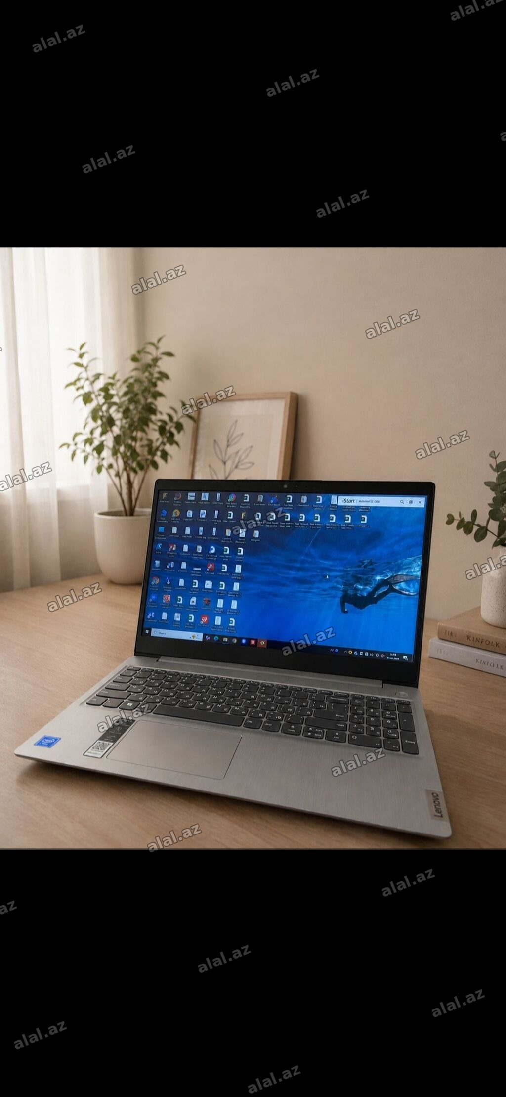 Lenovo ideapad 3 8ram 237gb idal vəziyətde çox az işlənib tələbələr