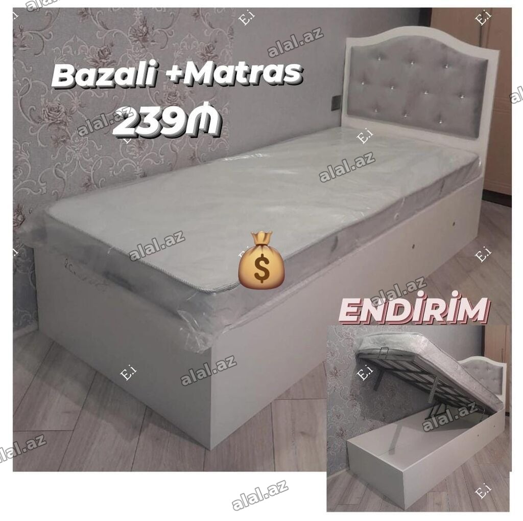 Yeni, Təknəfərlik çarpayı, Bazalı, Matras ilə