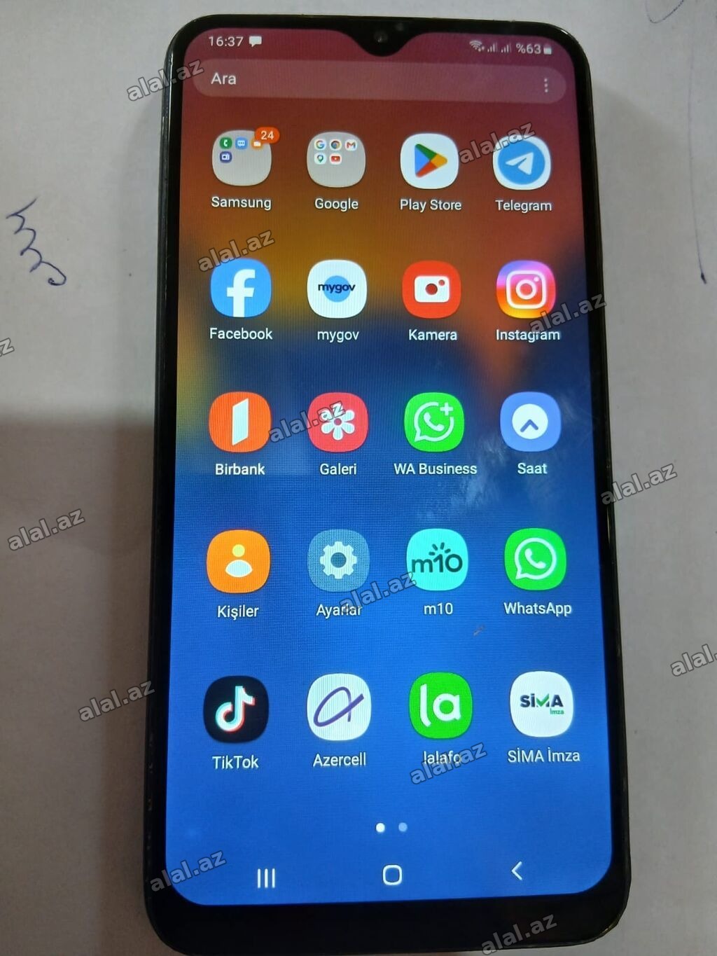 Samsung Galaxy A10, 32 GB, rəng - Qara, İki sim kartlı