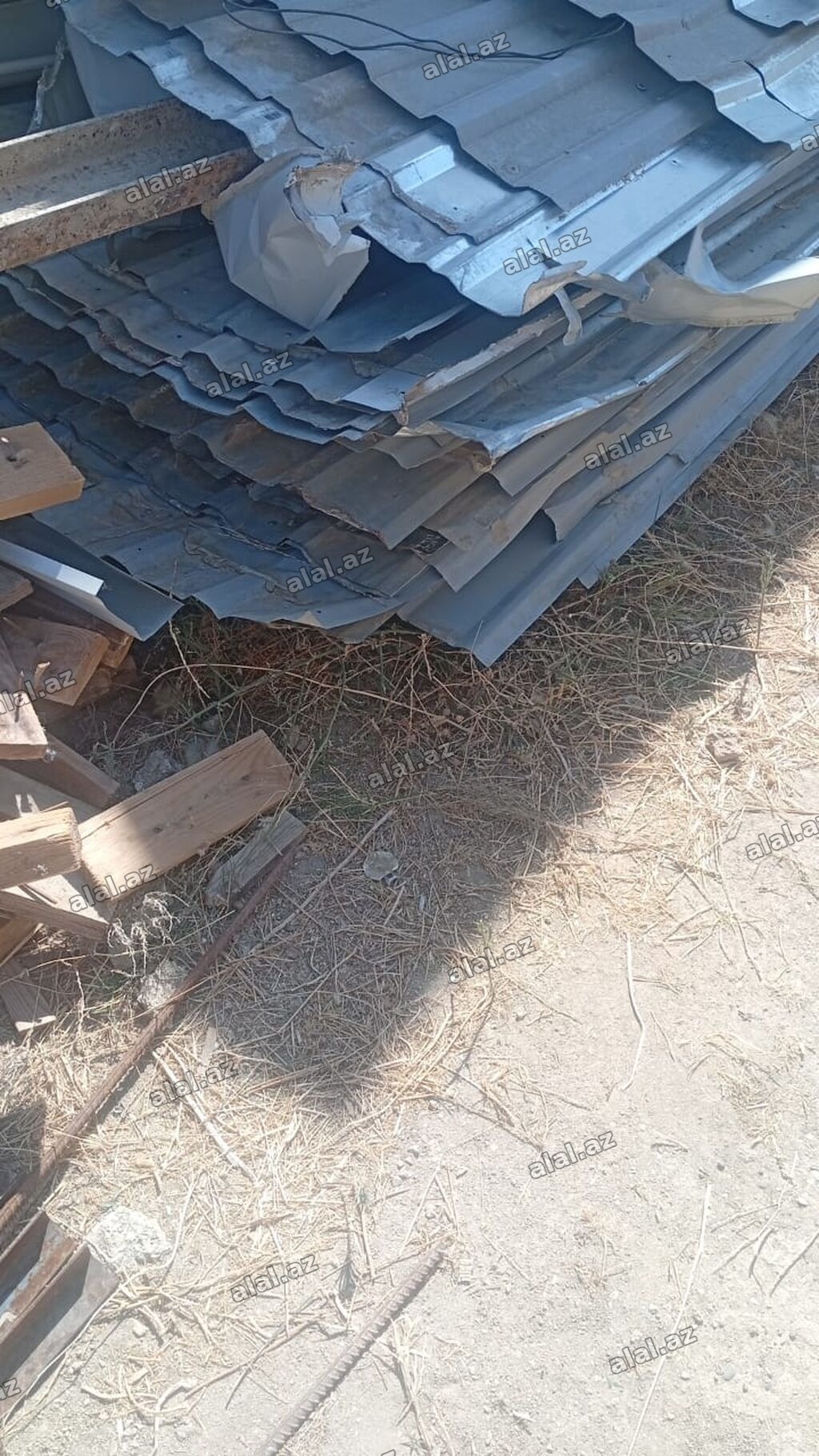 5 metr və 6 metr uzunluğunda kv 4 azn 042 profnastil, təmiz 045