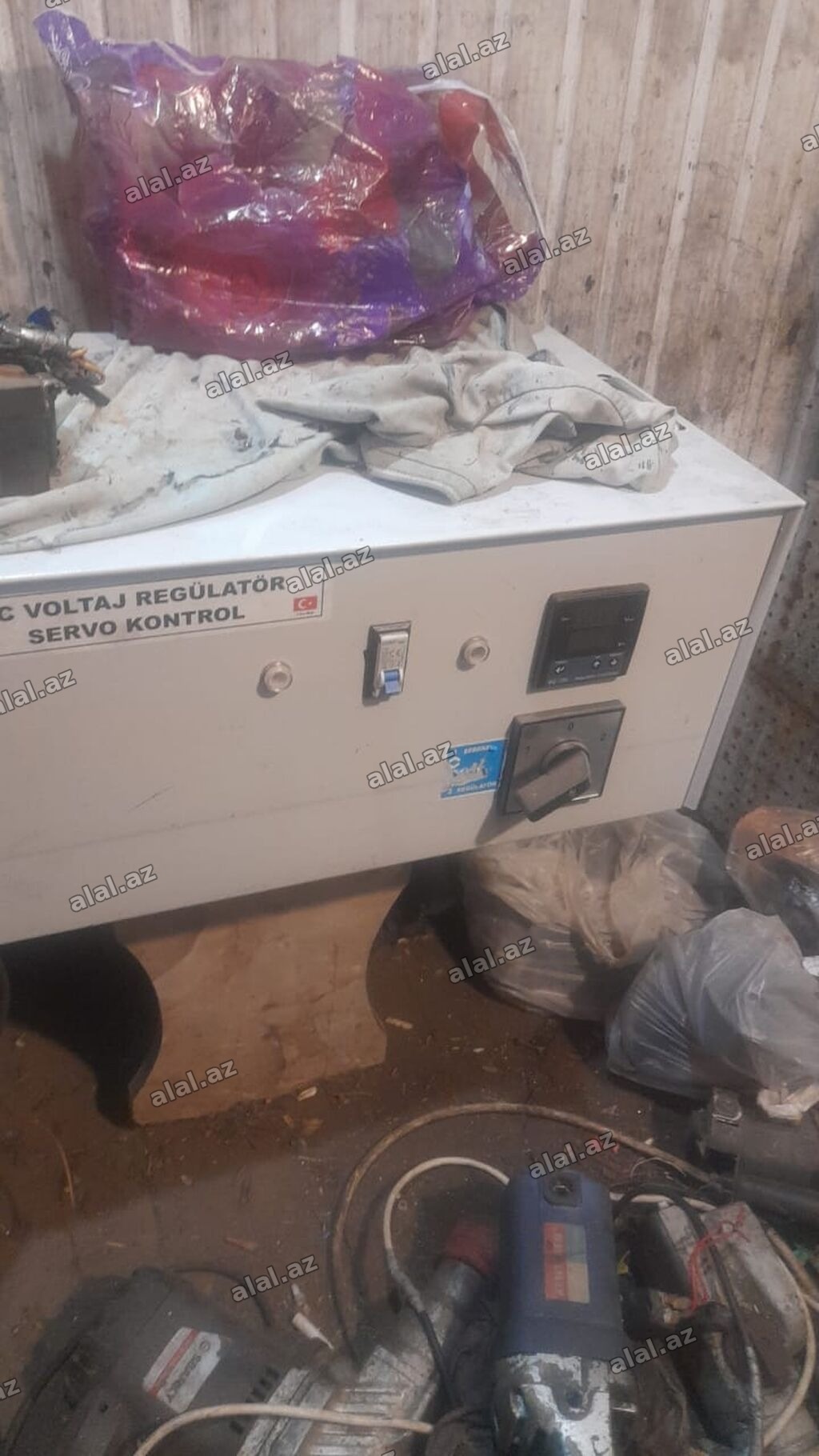 Gucu 10 kva nol faza giriş 150 v,cixiş 220v elektron beyin, servo