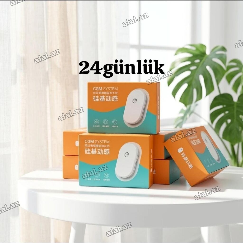 Sibionics gs1system • İstifadə müddəti: 24 günlük • Real vaxtda ölçüm