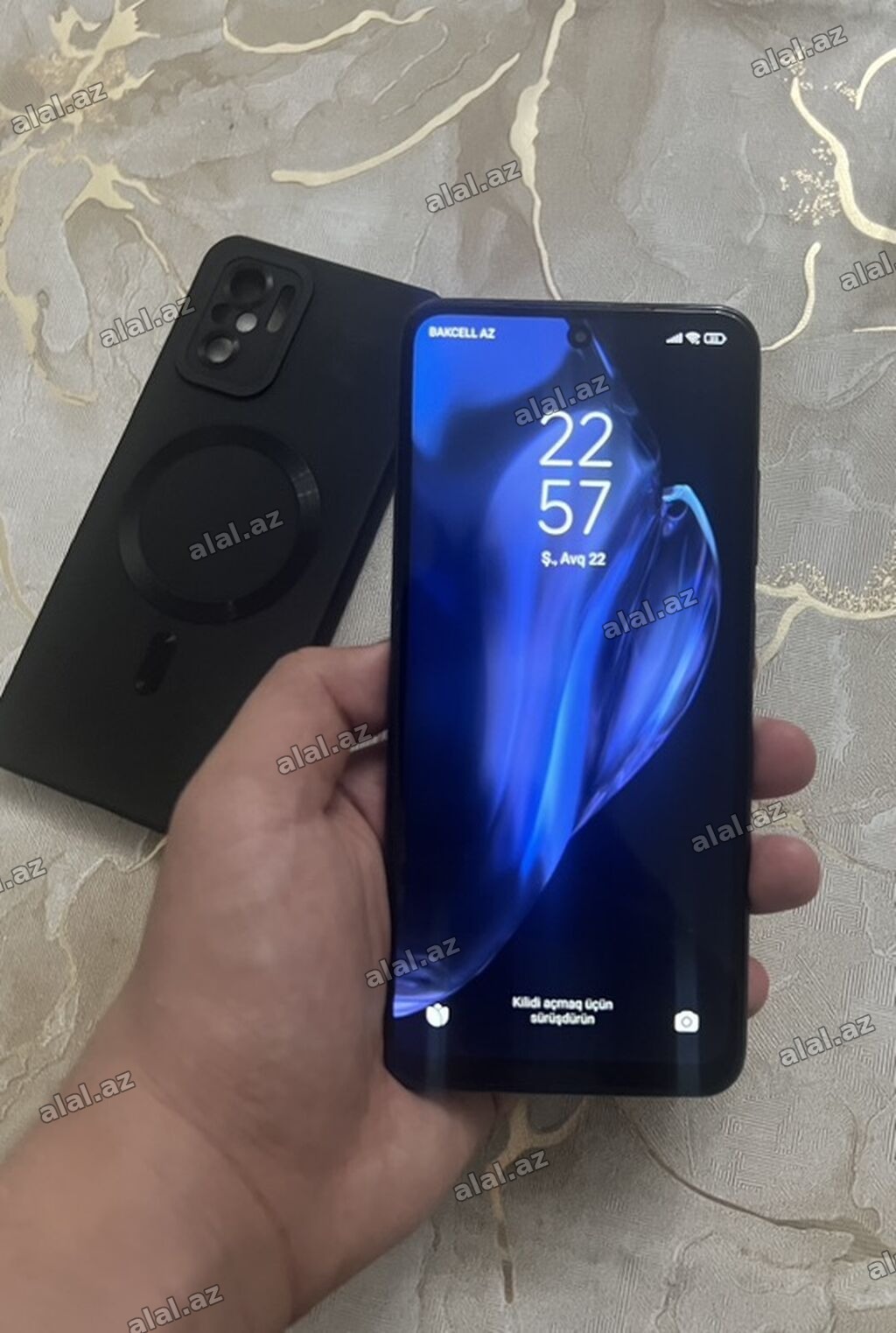 Redmi Note 10S, 128 GB, rəng - Boz, Barmaq izi