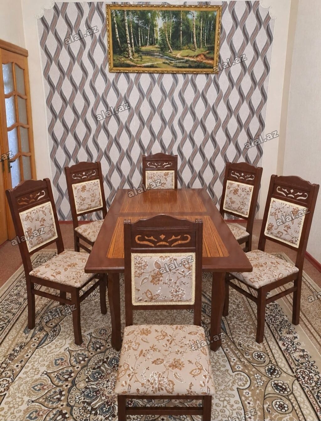Masa dəsti 200 manat Ölçü:90×160 Açılanda 2 metr. Yeni Günəşli
