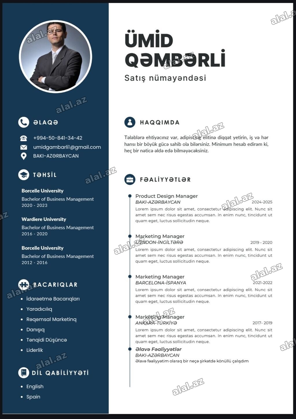 Cv hazırlanması