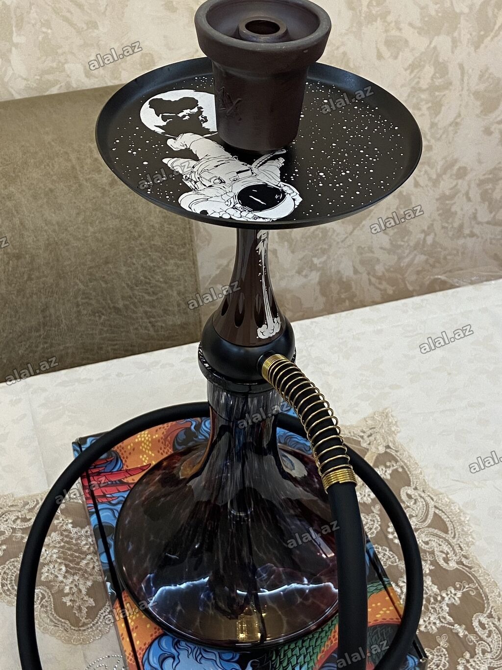 Nargilə dəsti – Original Alpha X Hookah tematik dizayn Paslanmaz