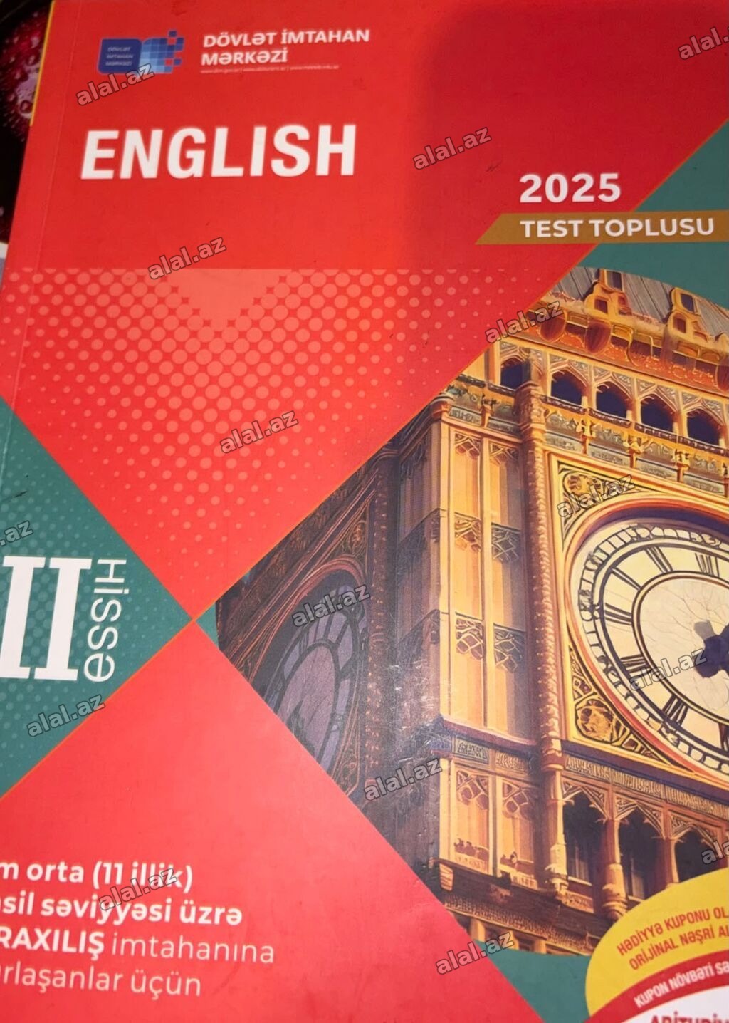 İngilis dili Testlər 11-ci sinif, DİM, 2-ci hissə