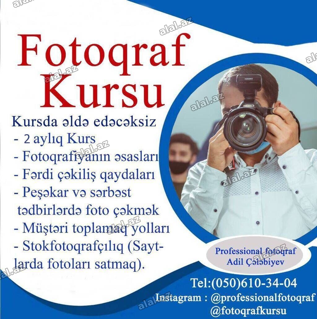 Fotoqrafiya ilə necə pul qazanacağınızı biləcəksiniz Fototexnikadan