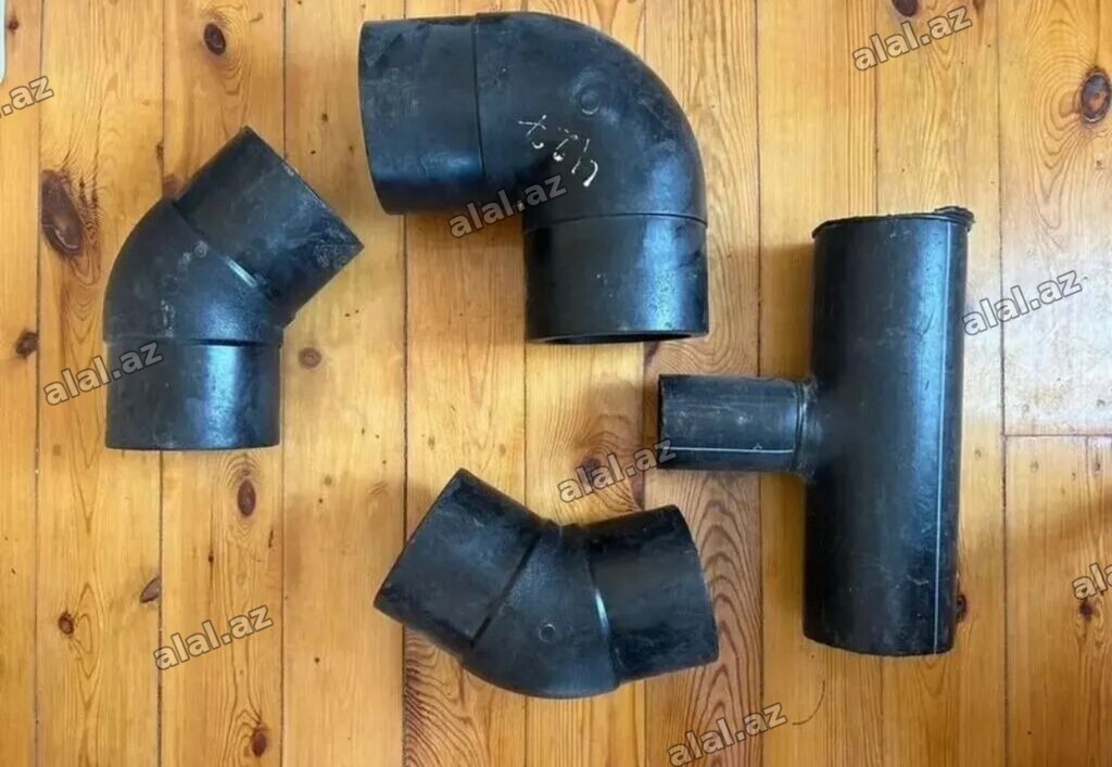 HDPE boru fitinqləri dəsti Məhsul tərkibi: - 2 ədəd 45° dirsək - 1