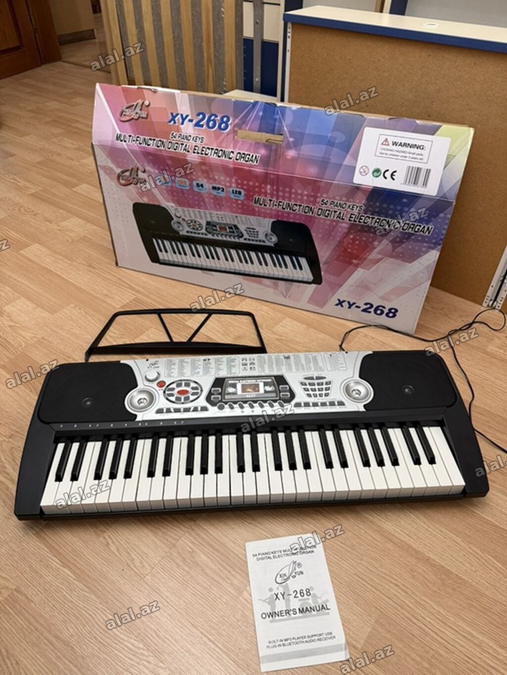 Xinyun XY-268 rəqəmsal elektron orqan/klaviatura Xüsusiyyətlər: - 54