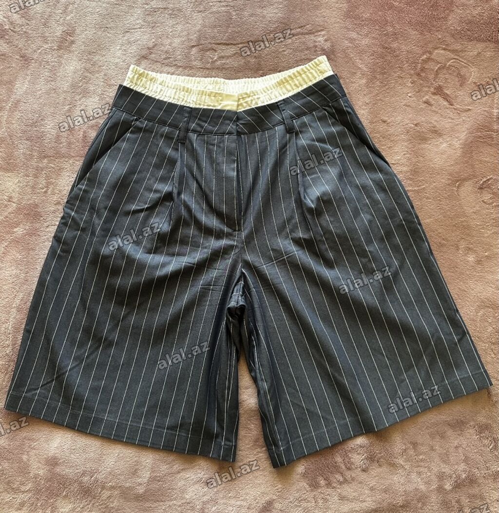Şort, Bershka, S, rəng - Boz