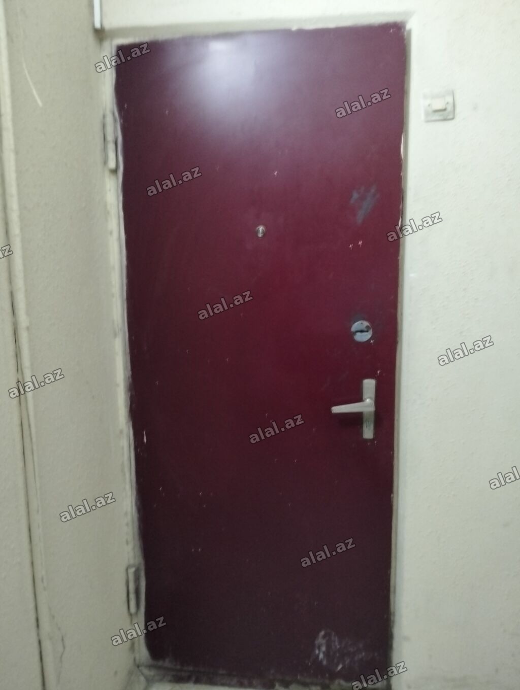 Dəmir giriş qapısı - Material: metal (dəmirdən hazırlanmış