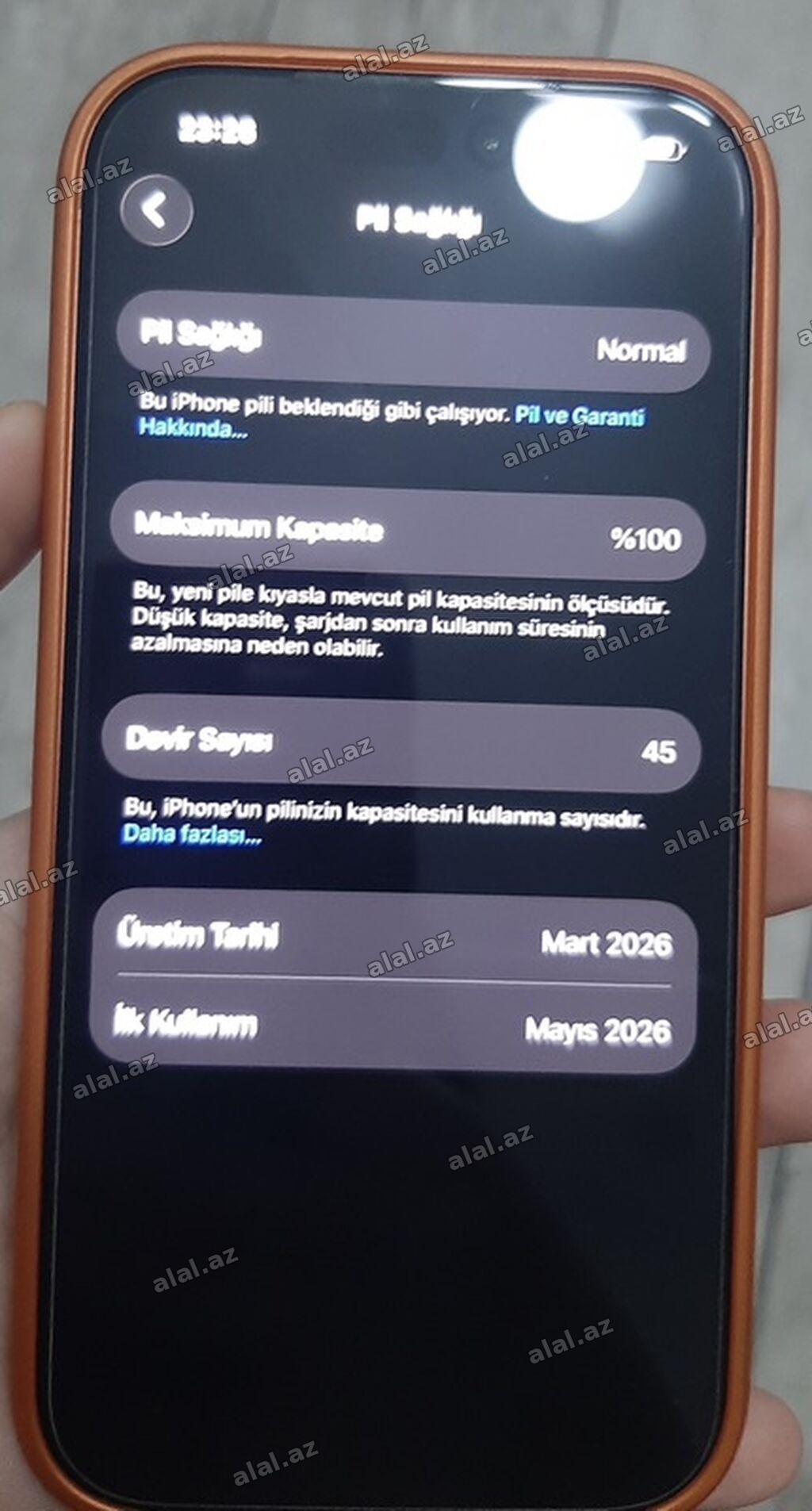 IPhone 17 Pro, 256 GB, Narıncı, Face ID
