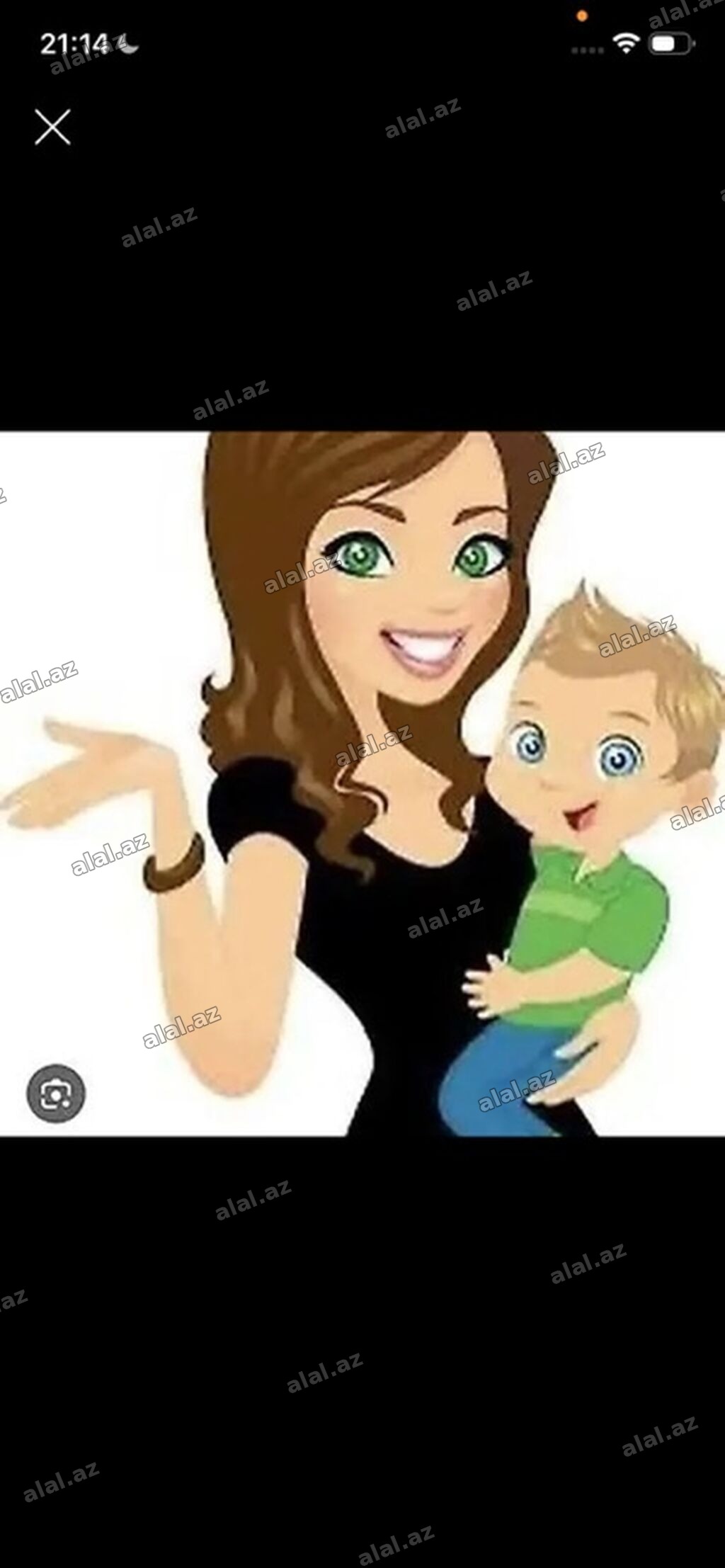 🌸 Uşaq baxıcısı xanım axtarılır 🌸 Uşağa baxmaq üçün 41–46 yaş arası