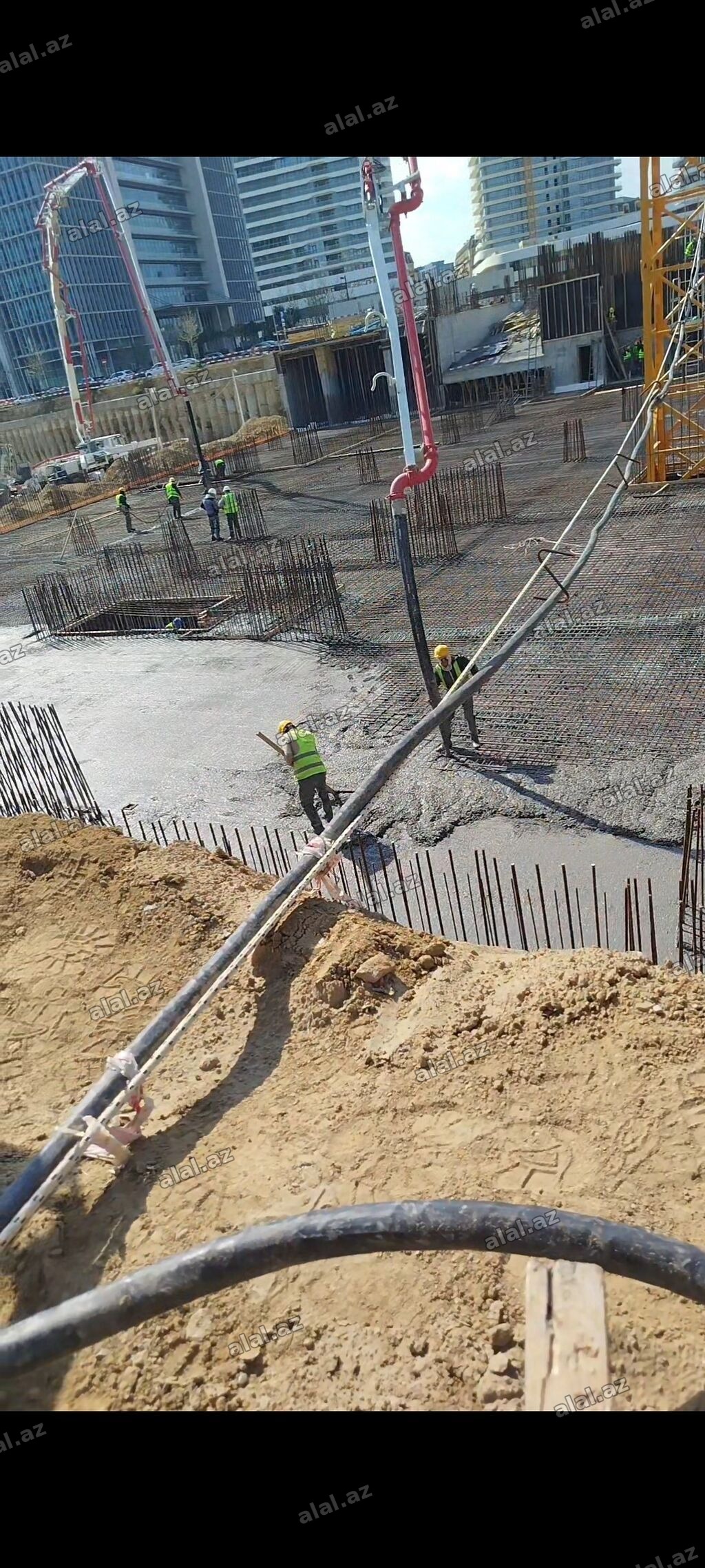 Bakı ərazisi 24/7 beton sifarişi Xidmətinizdəyik M250 70 m.M300 75