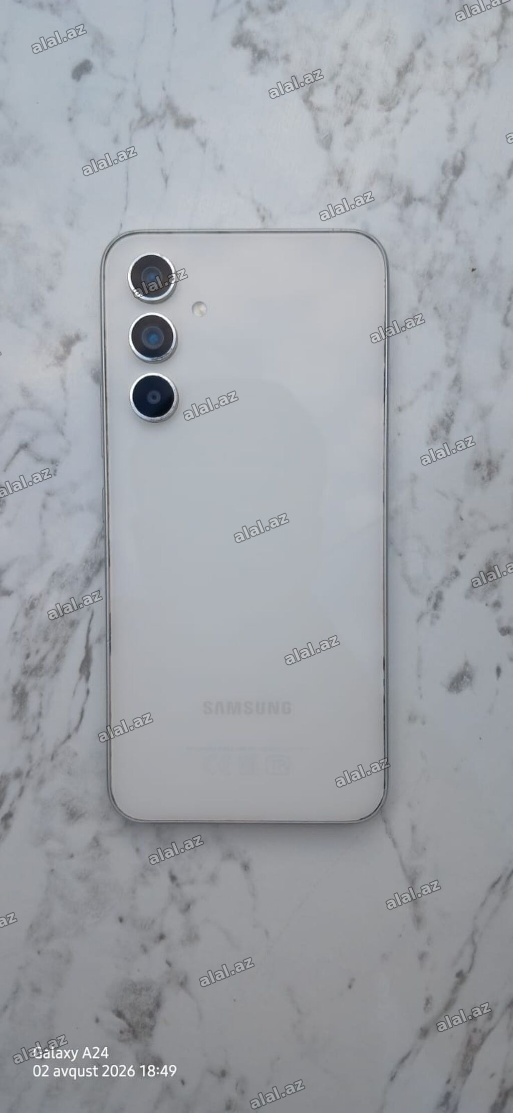 Samsung Galaxy A54 5G, 128 GB, rəng - Ağ, Barmaq izi