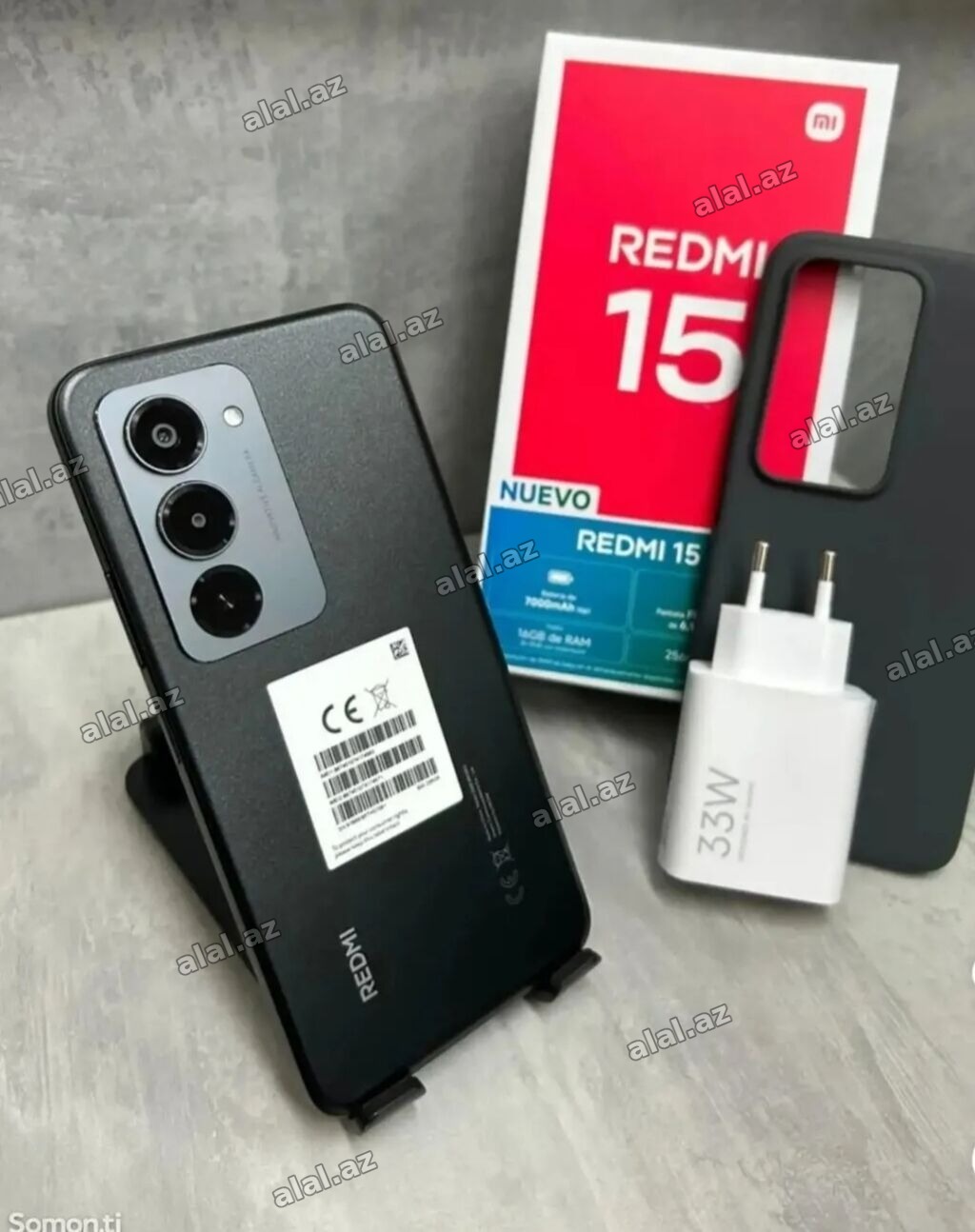 Redmi 128 GB, rəng - Qara, Simsiz şarj