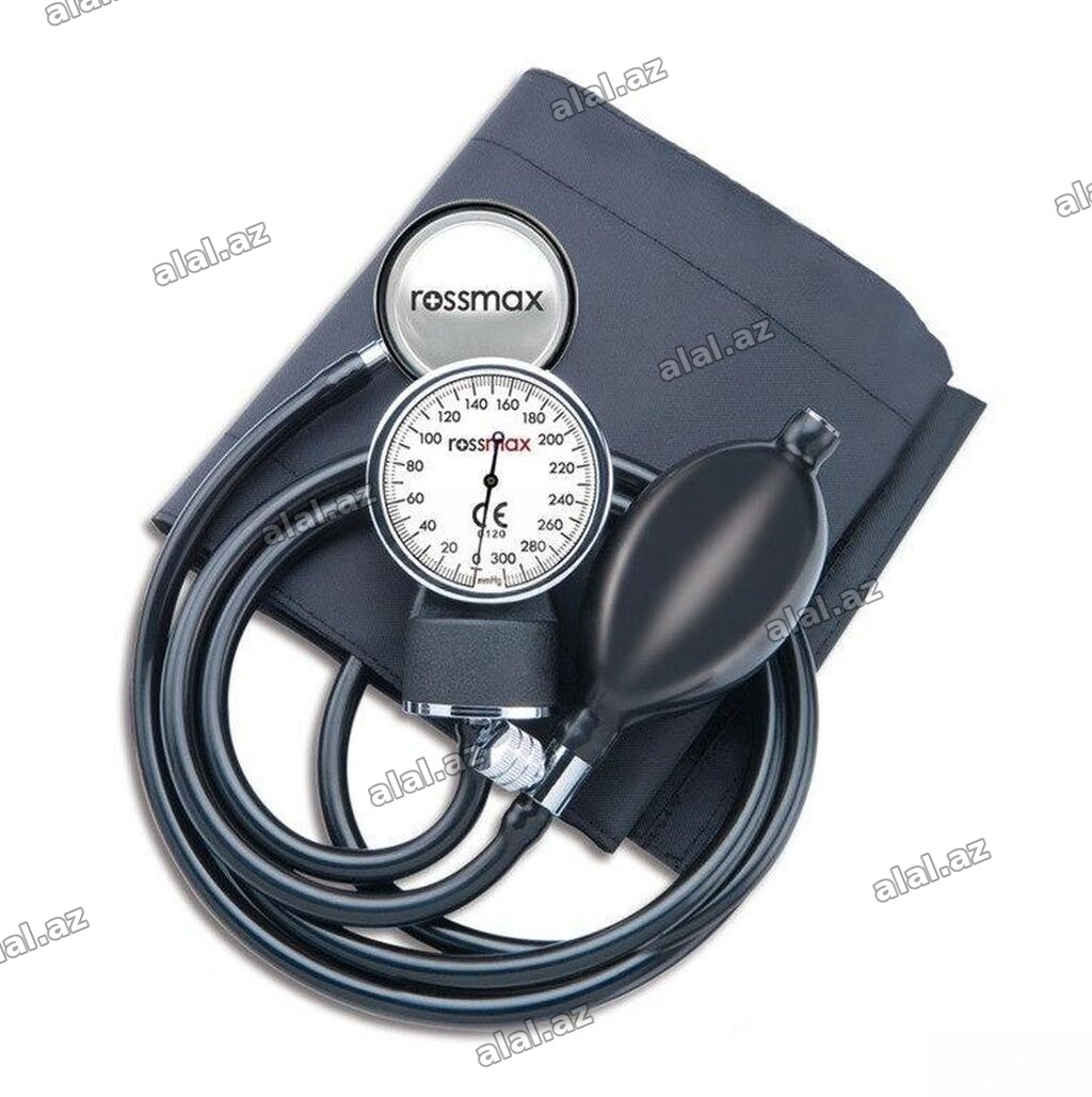 Tonometr "ROSSMAX"TƏZYİQ ÖLÇƏN ALƏT, MANUAL, OVUCİÇİ, STETESKOPLU