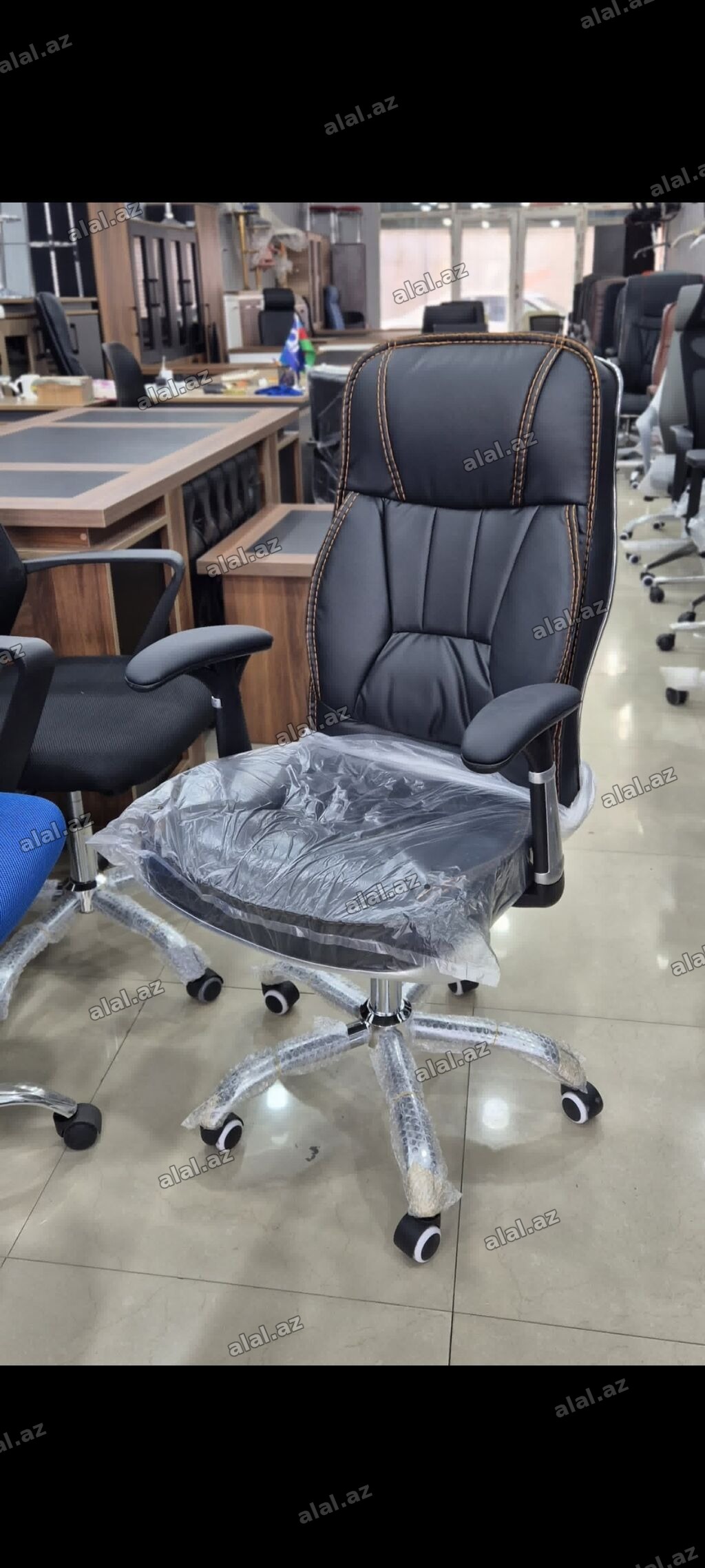 Yeni, Təkərli, Qolları tənzimlənmir, Süni dəri
