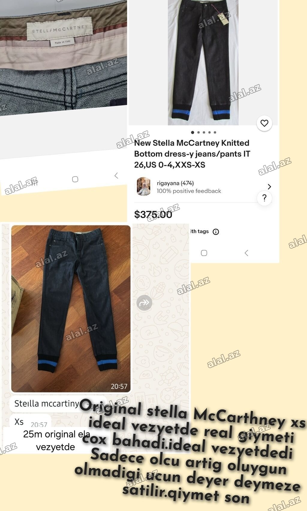 Original stella mc real giymeti cox bahadi sadece olcu uje balacadi